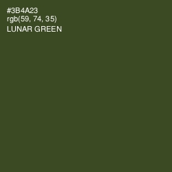 #3B4A23 - Lunar Green Color Image